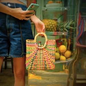Bolso Media Luna Cuadrada