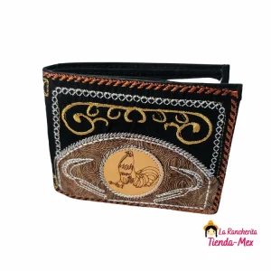 Cartera De Piel Bordada Exotica Modelo 2