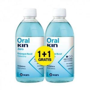 Duplo Oral Kin Zero Enjuague Bucal 500 ml + 500 ml