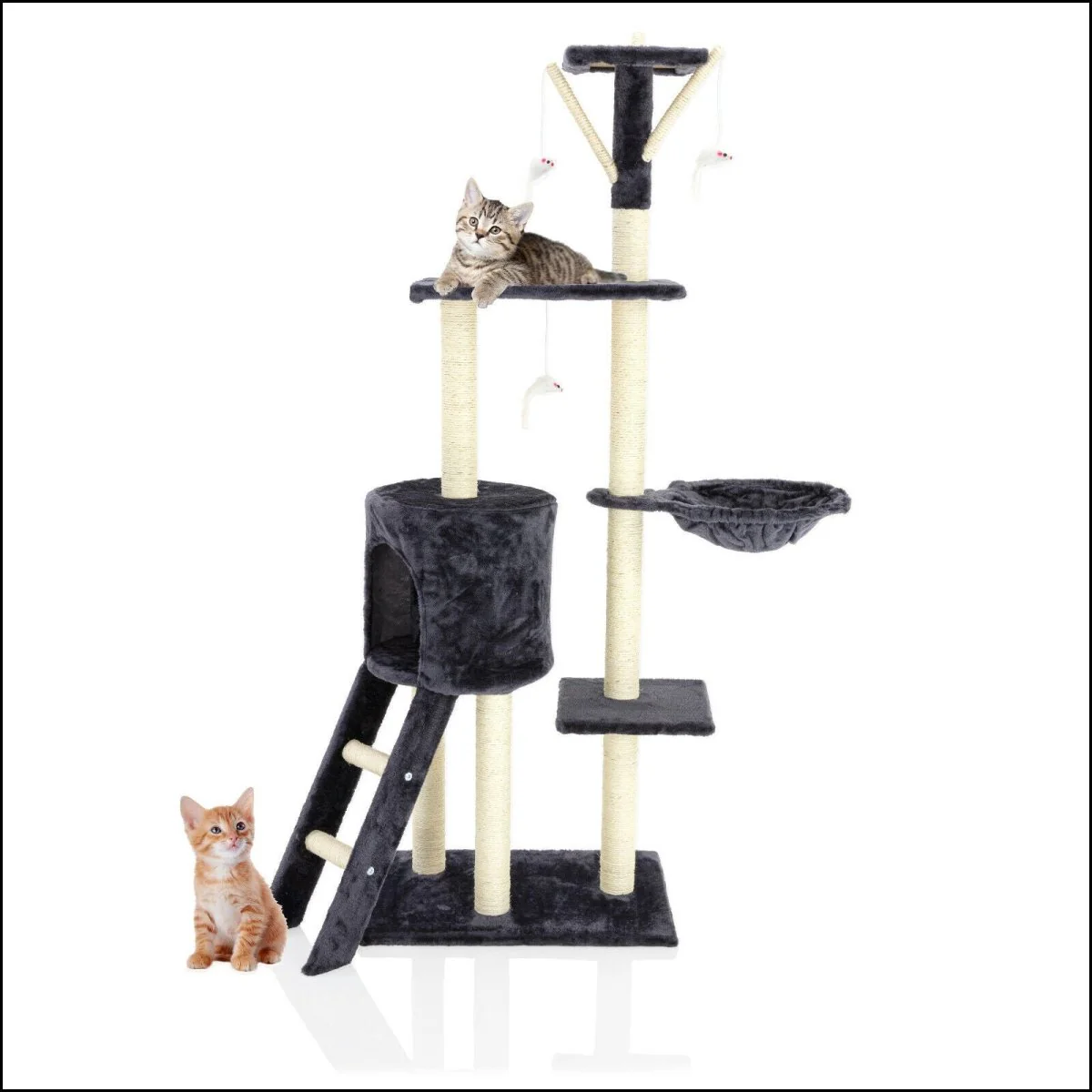 Rascador de Gatos Tipo Casa | Árbol para Gatos - Imagen 4