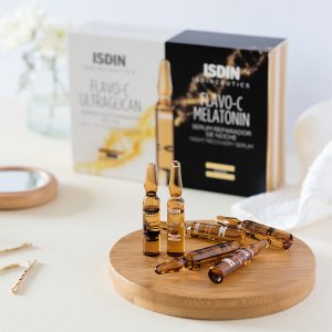 Pack Ampollas sérum FLAVO-C ULTRAGLICAN MELATONIN día y noche 10+10 ampollas