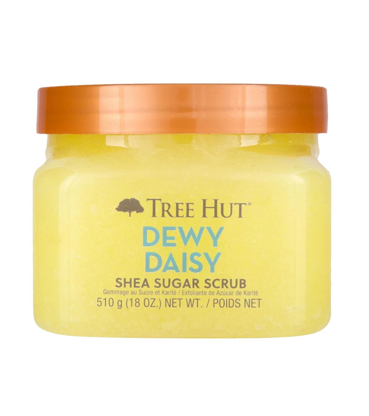 Exfoliante corporal Shea Sugar Scrub – Dewy Daisy 510g. TREE HUT - Imagen 2